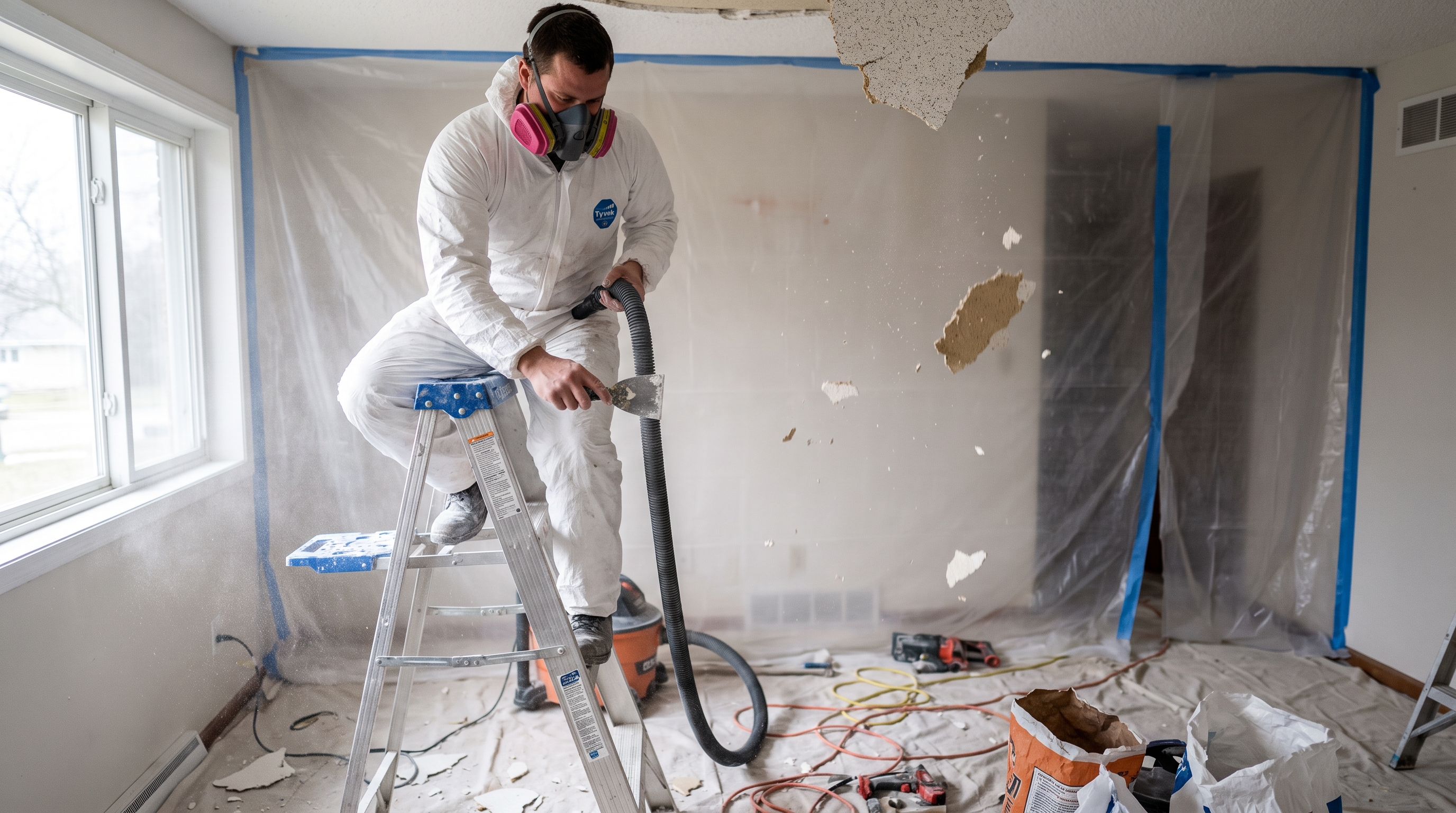 Popcorn ceiling removal — BH Drywall Metro Detroit, Metro Detroit, MI