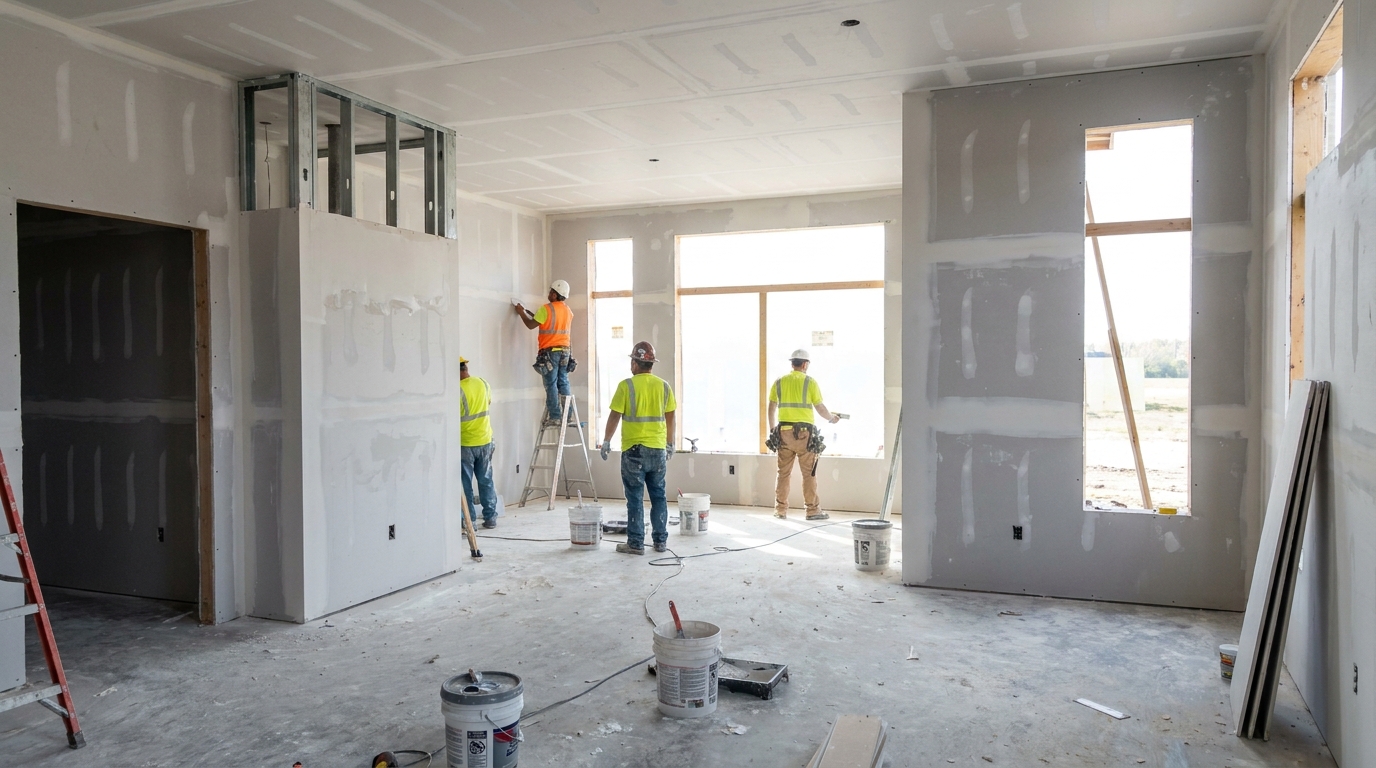 New Build — BH Drywall Metro Detroit, Metro Detroit, MI